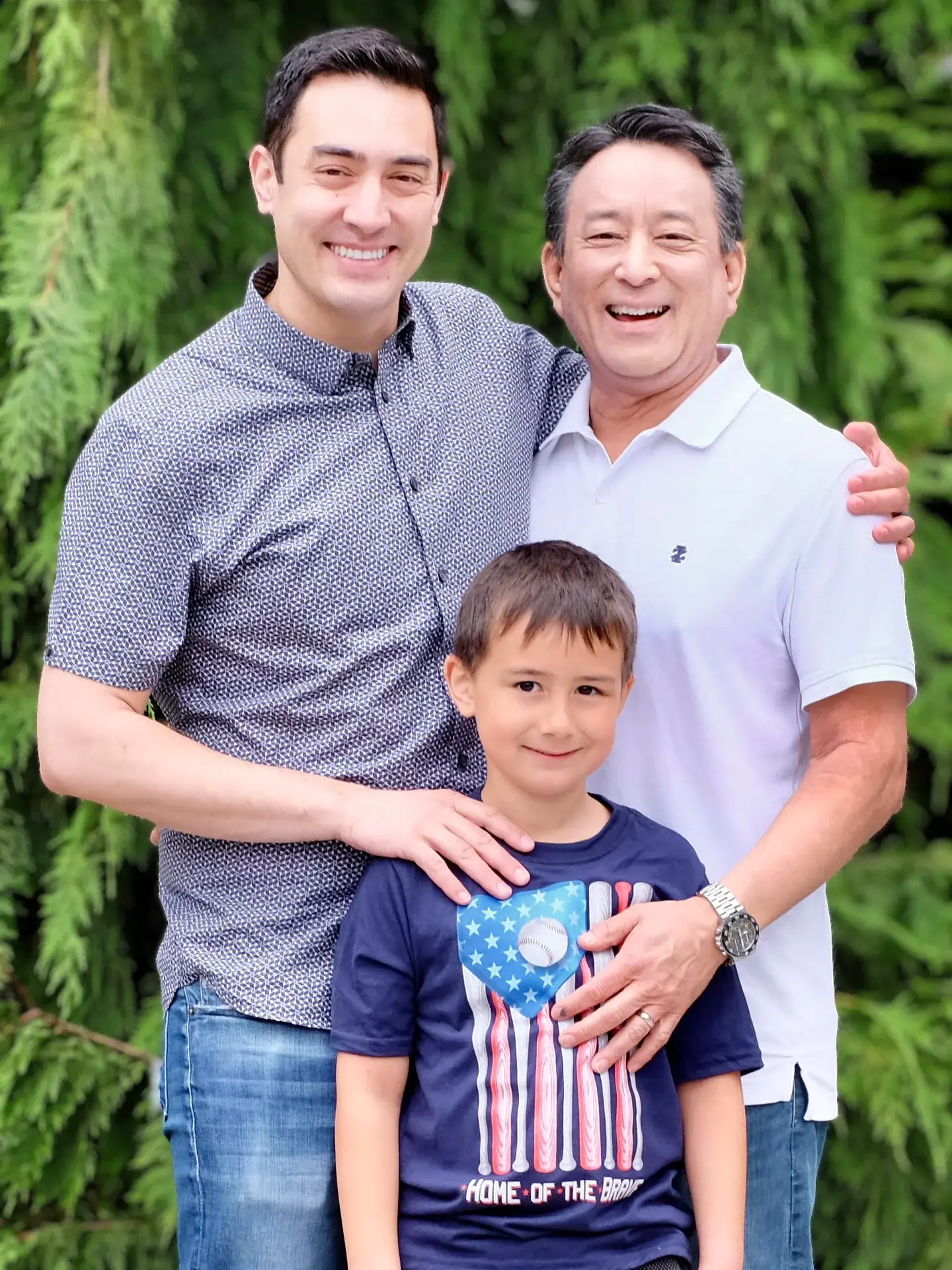 Paul and his father working on Heritage Whisper